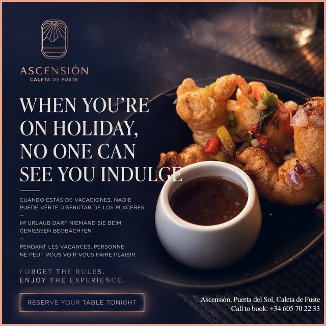 Brochetas de gambas — Ascensión Caleta de Fuste